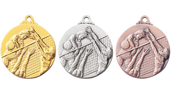 バレーボールメダル（女子バレー） [as-rlm-7606]｜トロフィー・メダル